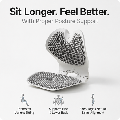 Cozyora® FlexSeat Pro – Foldable Ergonomic Support Cushion