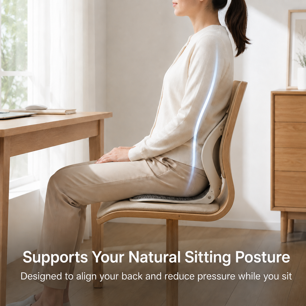 Cozyora® FlexSeat Pro – Foldable Ergonomic Support Cushion
