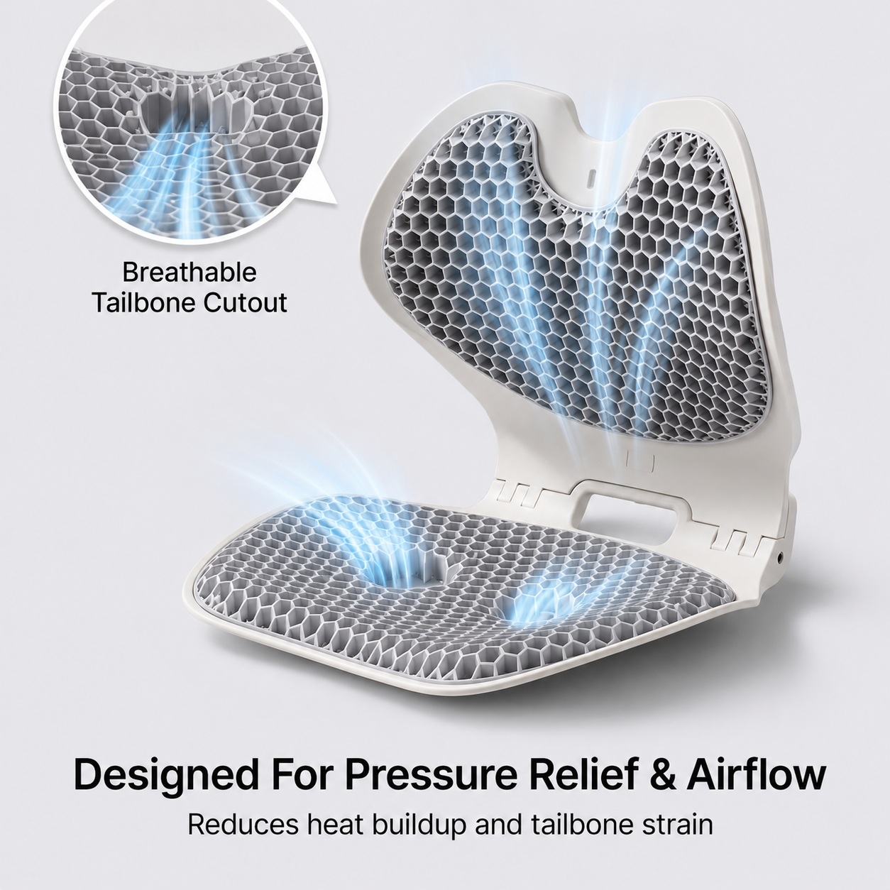 Cozyora® FlexSeat Pro – Foldable Ergonomic Support Cushion