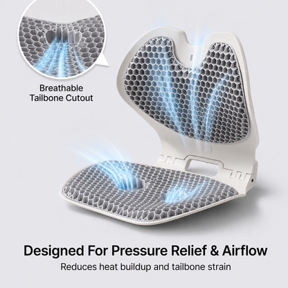 Cozyora® FlexSeat Pro – Foldable Ergonomic Support Cushion