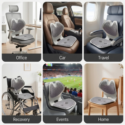 Cozyora® FlexSeat Pro – Foldable Ergonomic Support Cushion