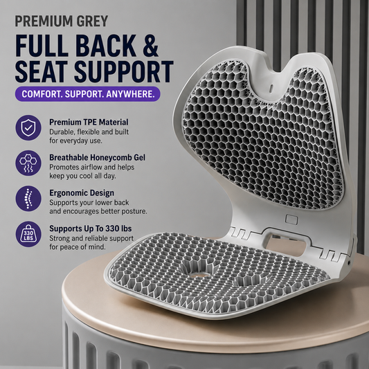 Cozyora® FlexSeat Pro – Foldable Ergonomic Support Cushion