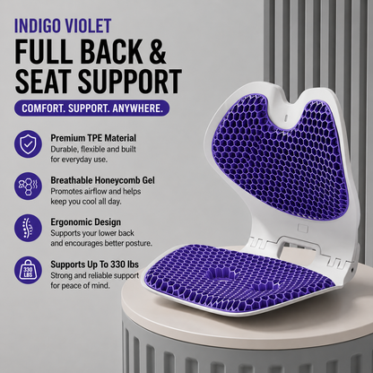 Cozyora® FlexSeat Pro – Foldable Ergonomic Support Cushion
