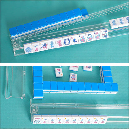 Cozyora® Blue Pop American Mahjong Set – 166 Tiles
