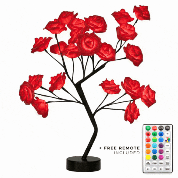 Cozyora® Forever Rose Lamp